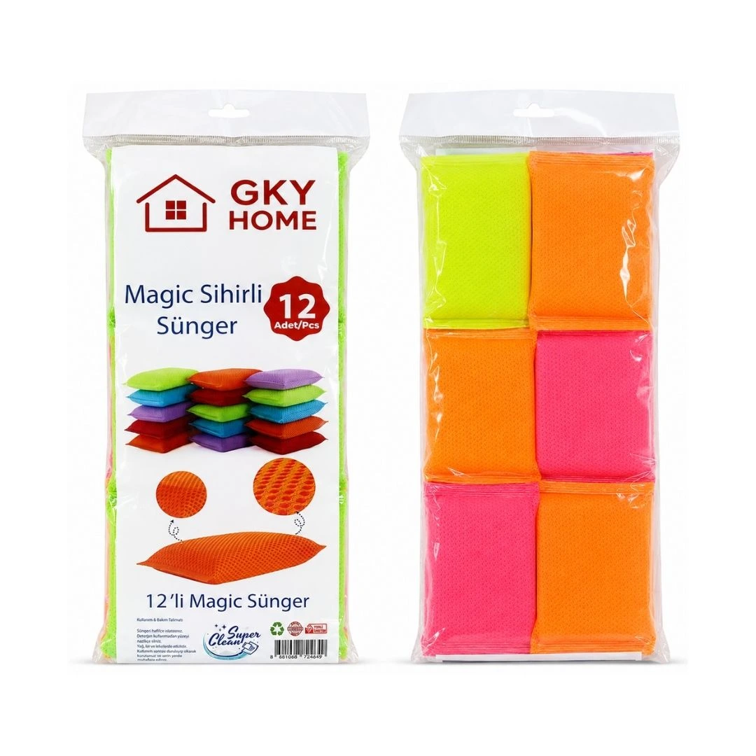 Gky Home 12`li Magic Sosyete Sünger