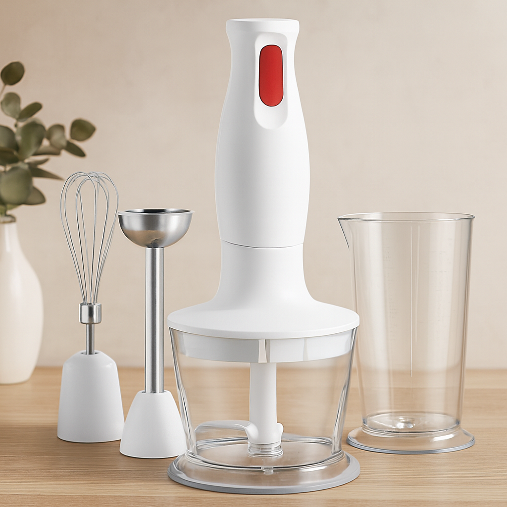 Elektrikli Blender Seti 350W 600ml (4`lü Set)