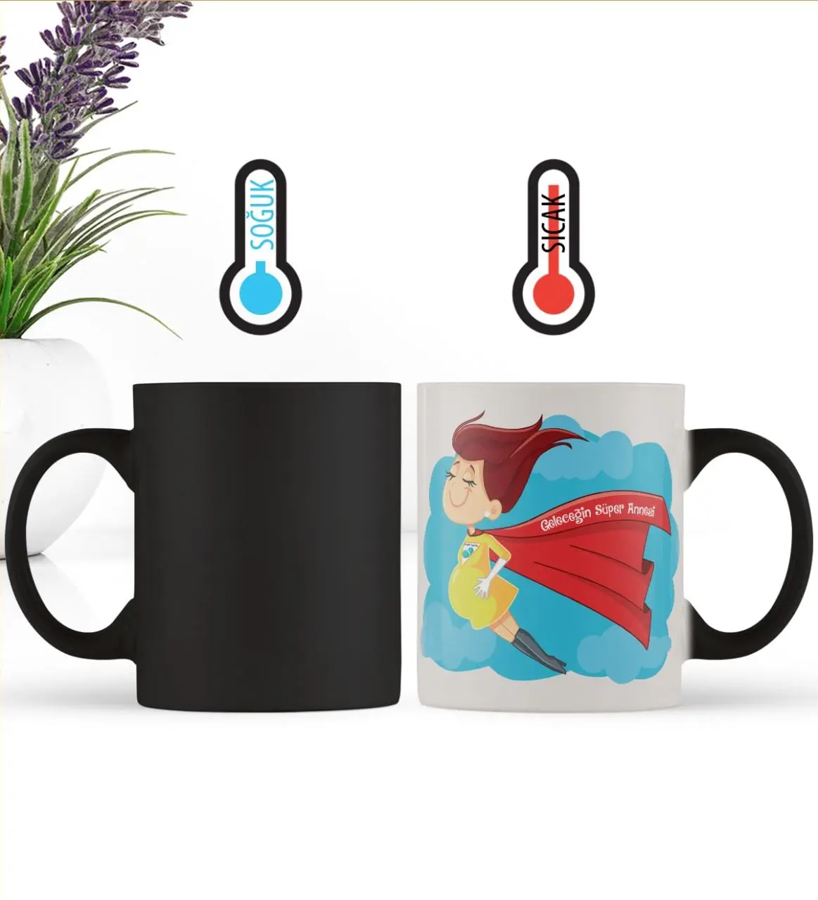 Kişiye Özel Anneler Günü Temalı Sihirli Kupa sih4