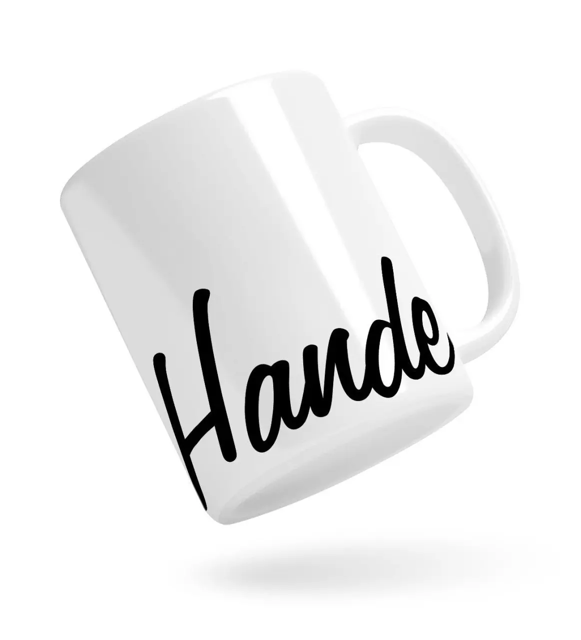 Kişiye Özel El Yazısı İsim Tasarımlı Beyaz Kupa Bardak-3