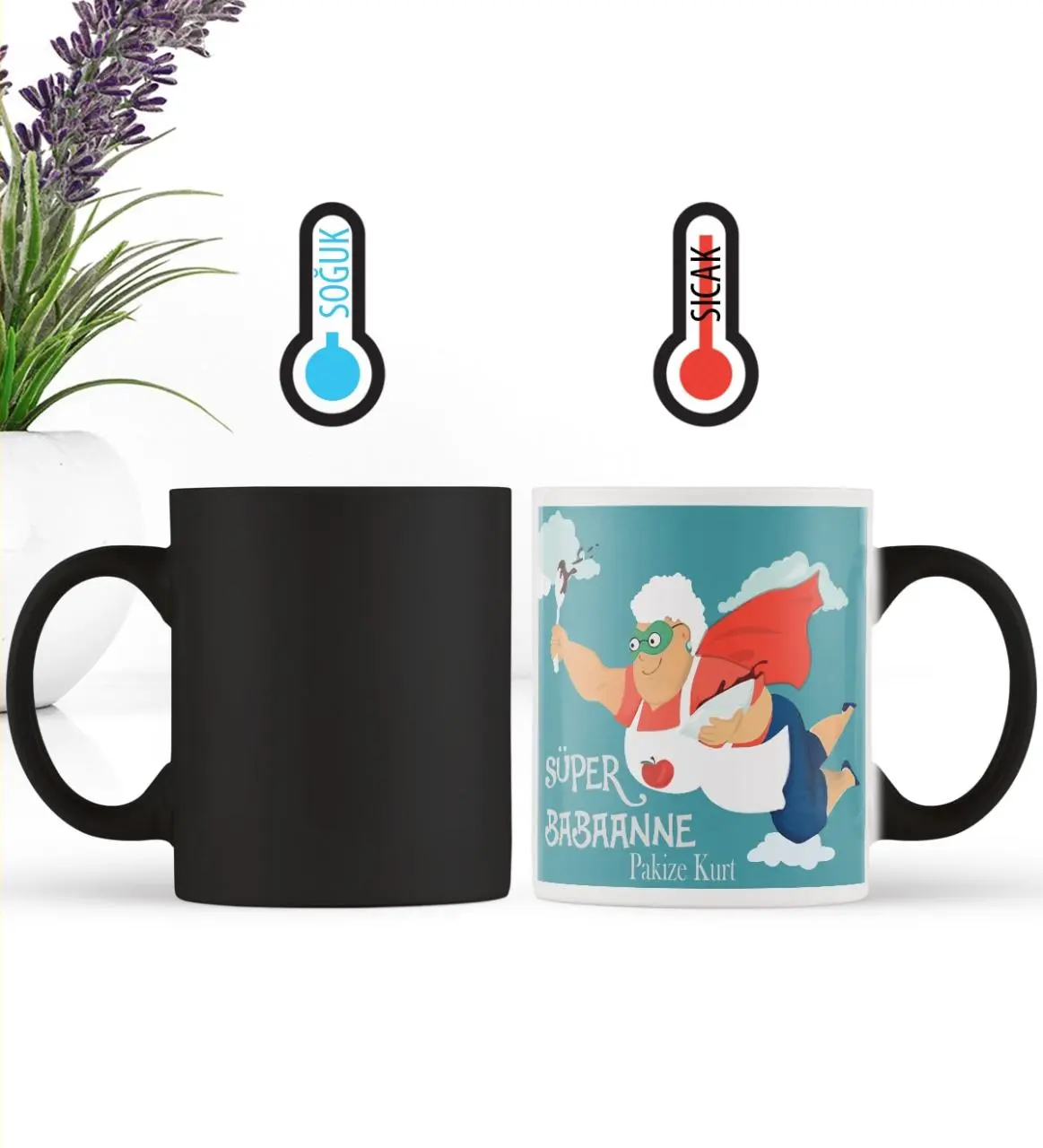 Kişiye Özel Anneler Günü Temalı Sihirli Kupa sih12