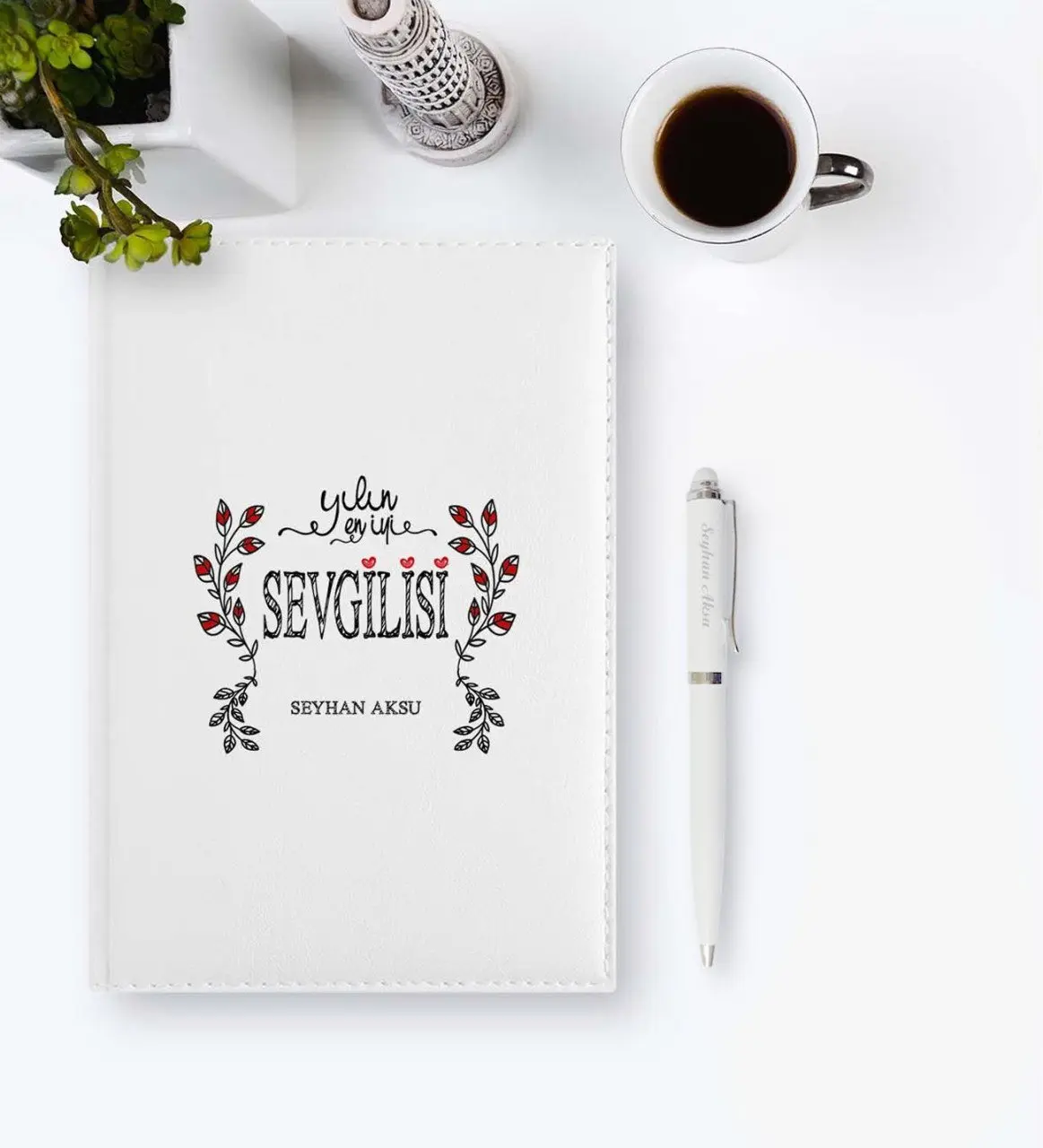 Kişiye Özel Yılın En İyi Sevgilisi Temalı 2026 Ajanda Kalem Seti