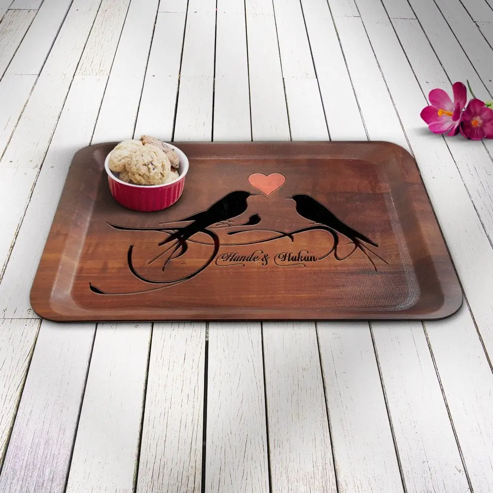 Kişiye Özel Ahşap Tepsi