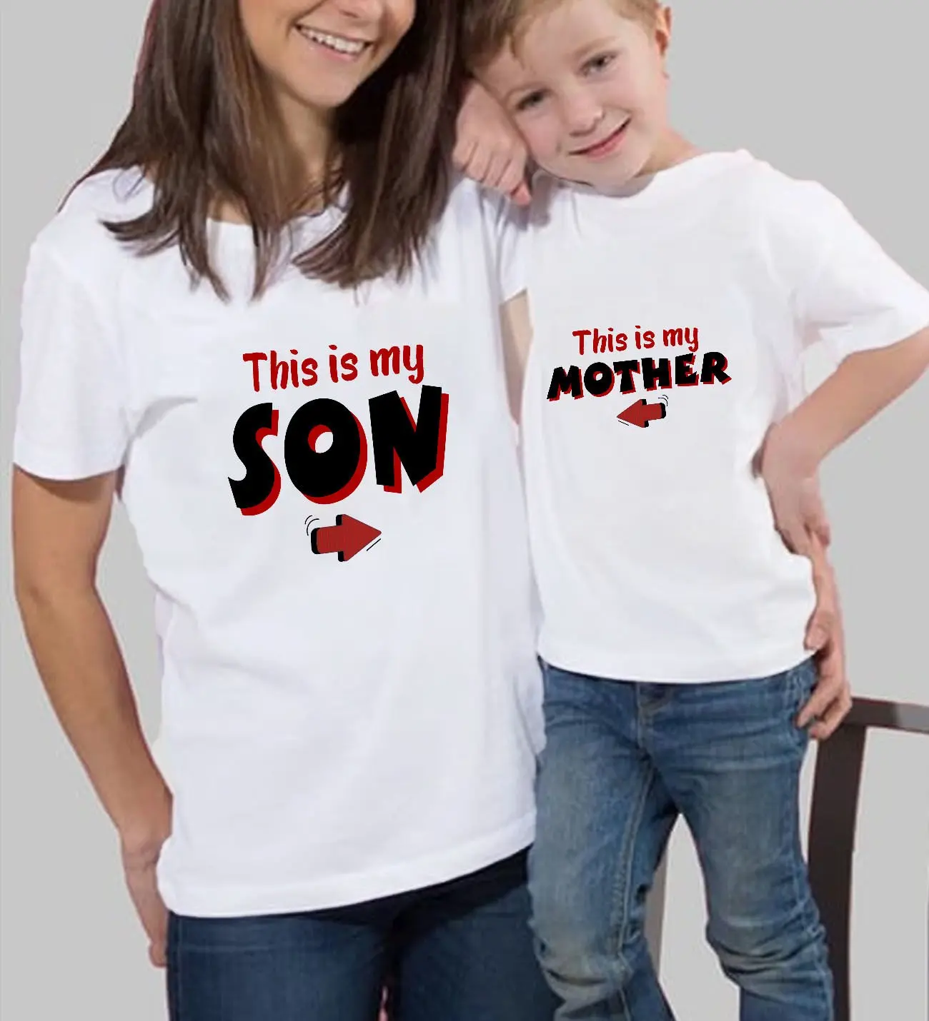BK Gift 2’li Anne-Oğul Kombin Tişört Seti-2, Anneye Hediye, Anneler Günü Hediyeleri