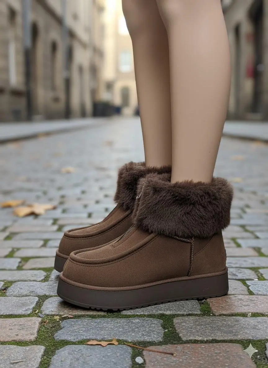 Zinya Kahverengi Süet Bot