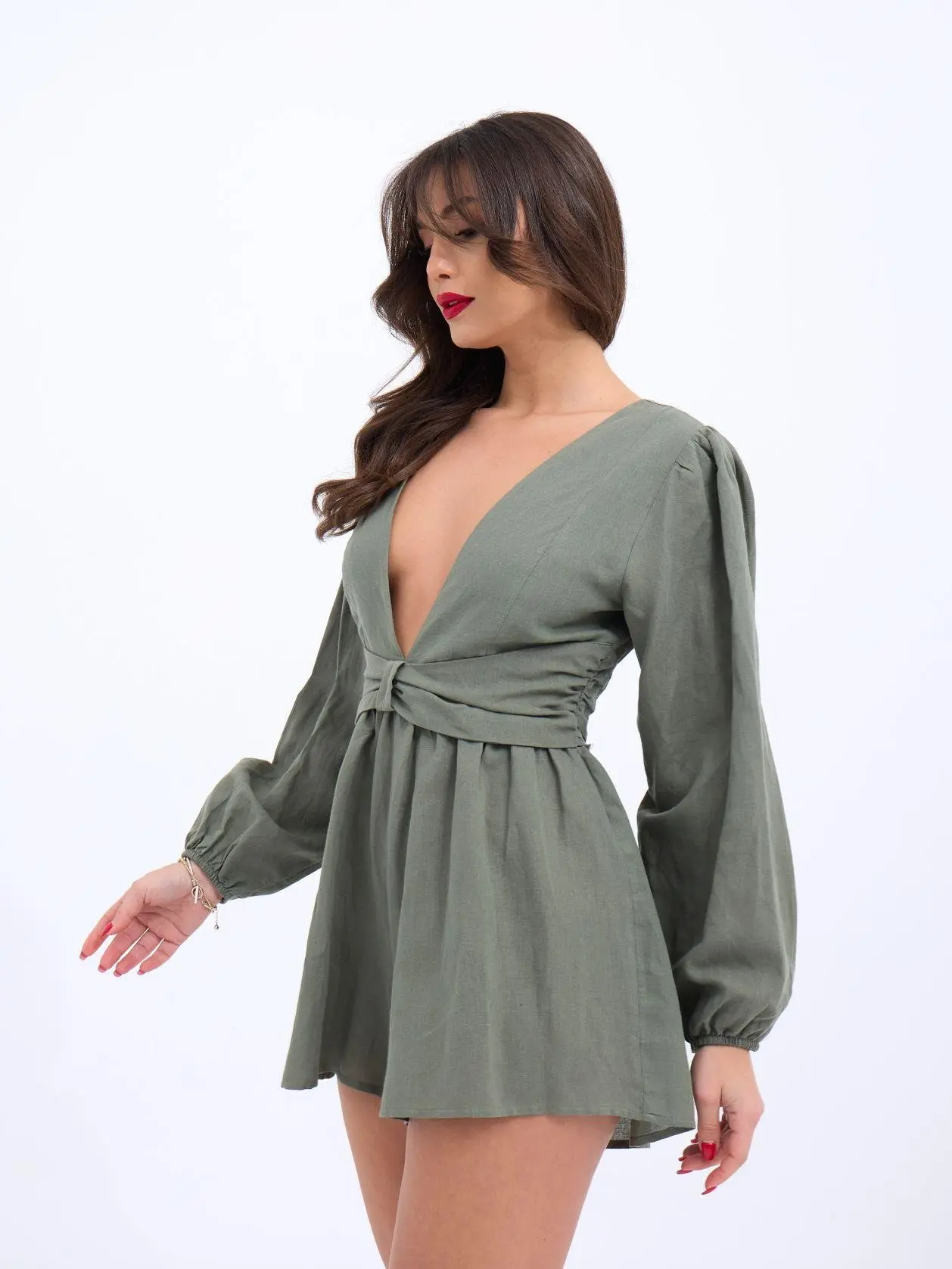 6528 TULUM ELBİSE-HAKİ