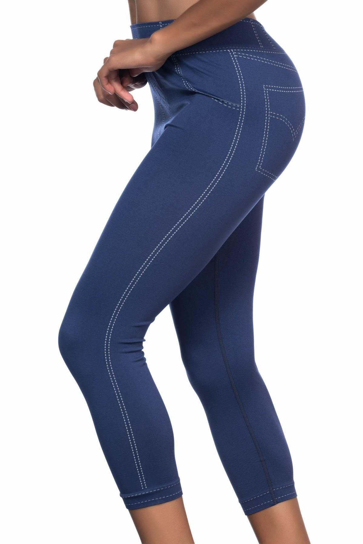 MAVİ MI Emay 3801 Soft Kot Tayt