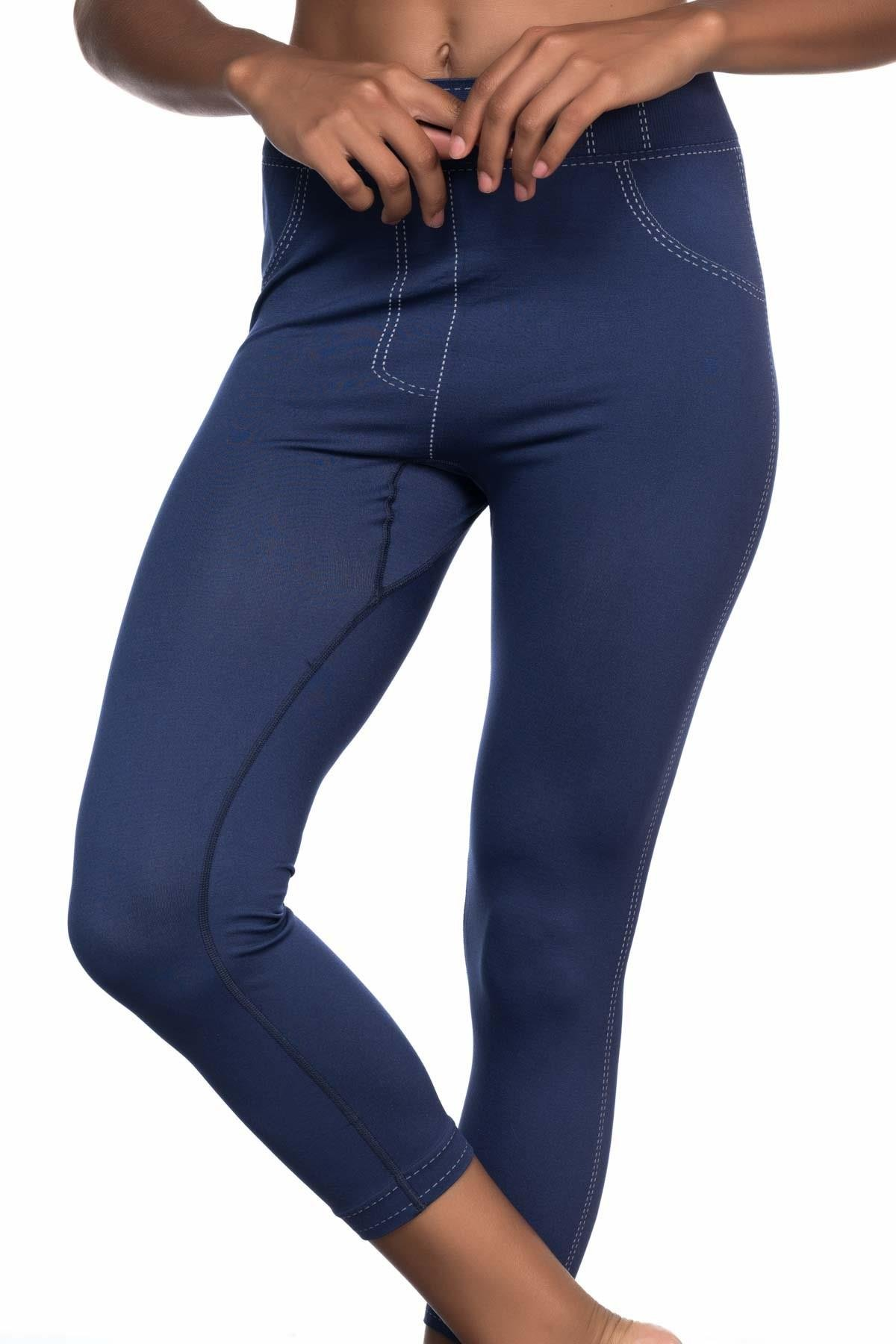 MAVİ MI Emay 3801 Soft Kot Tayt