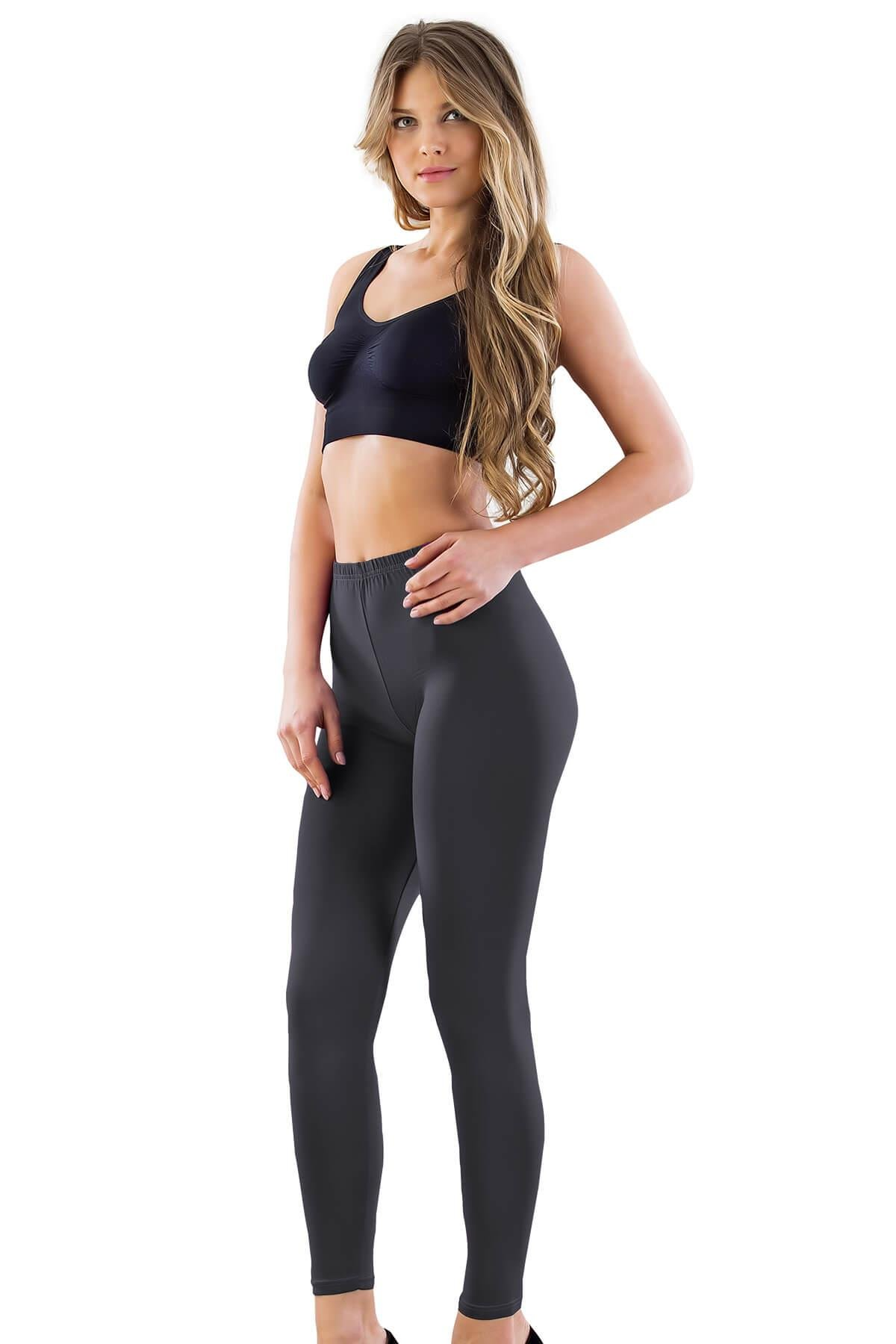 ANTRASİT MI Emay 7000 Full Ligralı Uzun Tayt