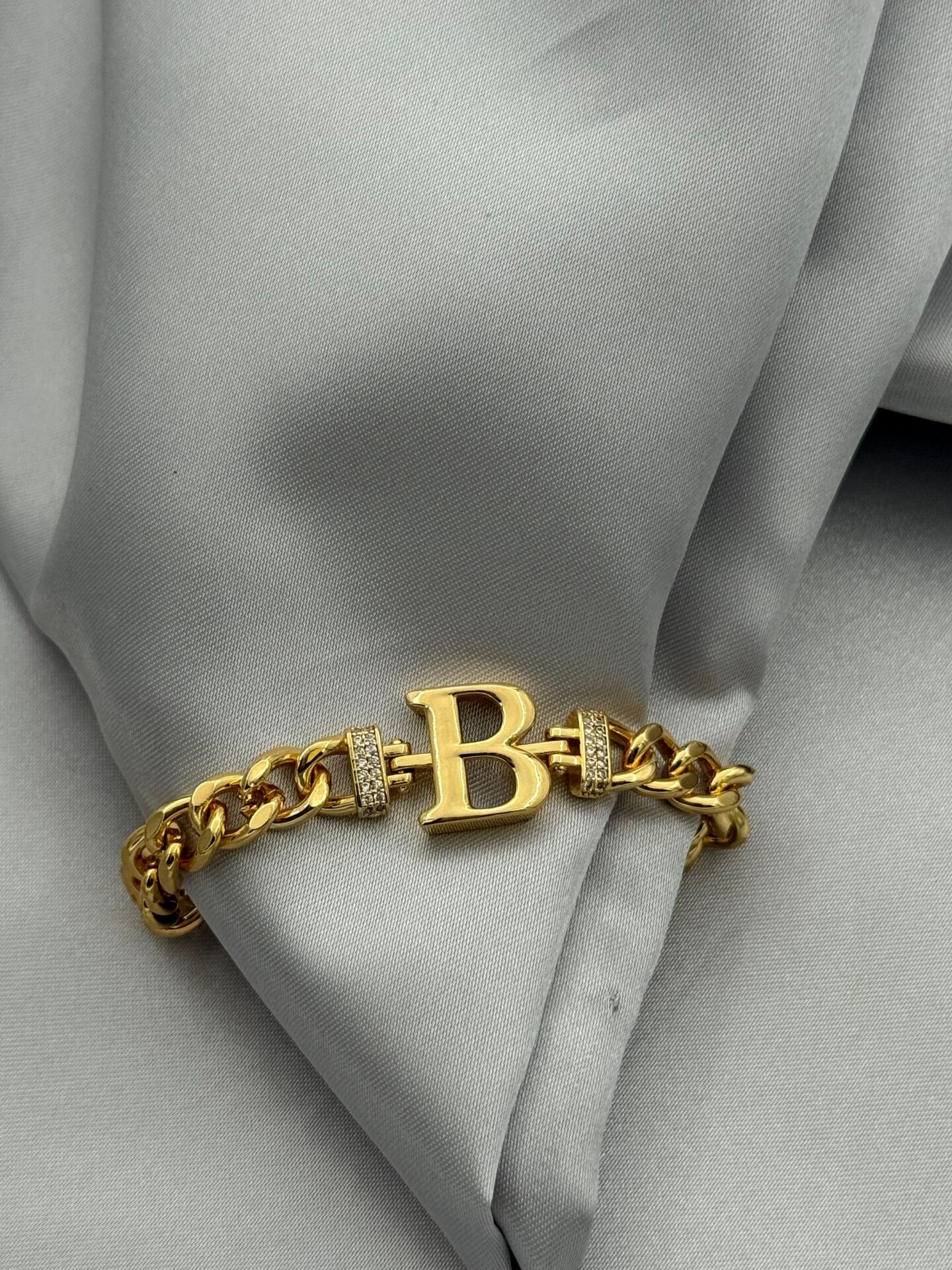 Çelik Harf Bileklik // BILEK-5488