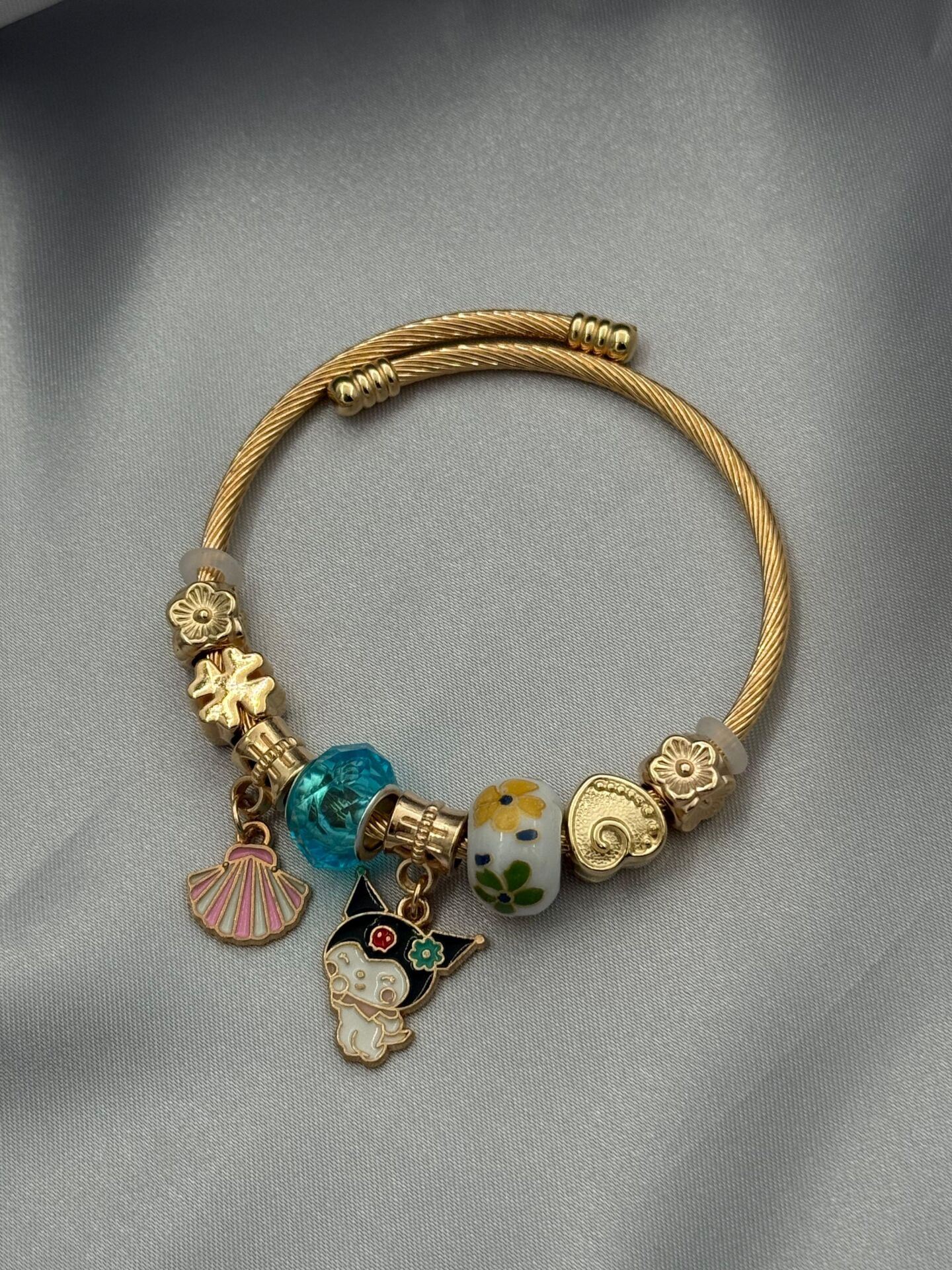 Çelik Gold PNDR Bileklik // PANDORA-1036