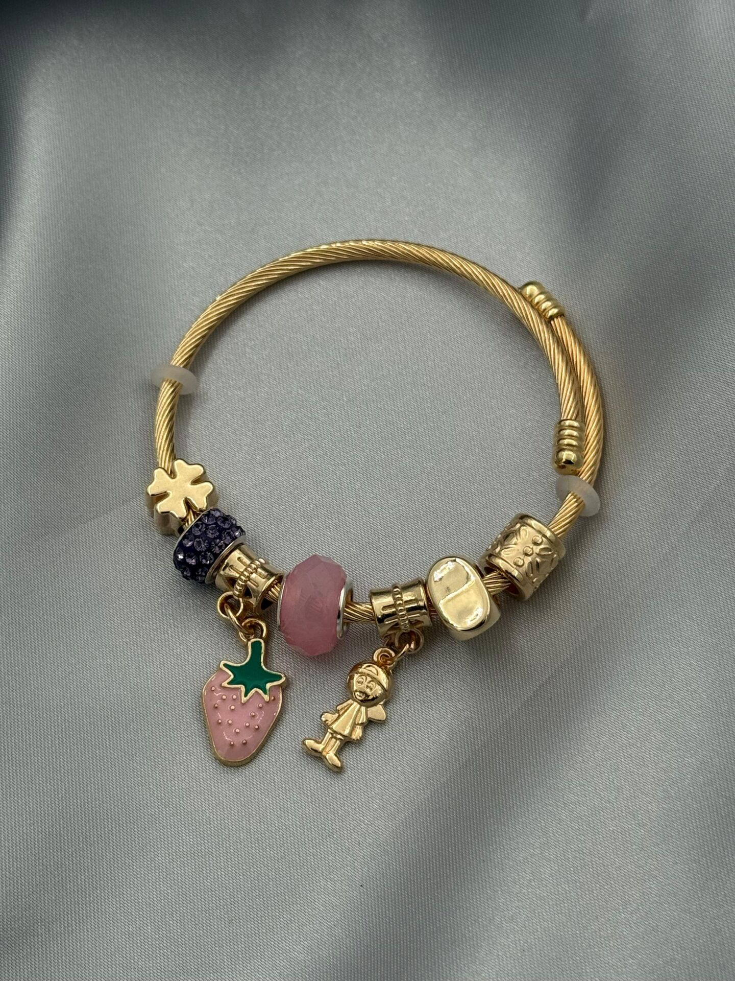 Çelik Gold PNDR Bileklik // PANDORA-1032