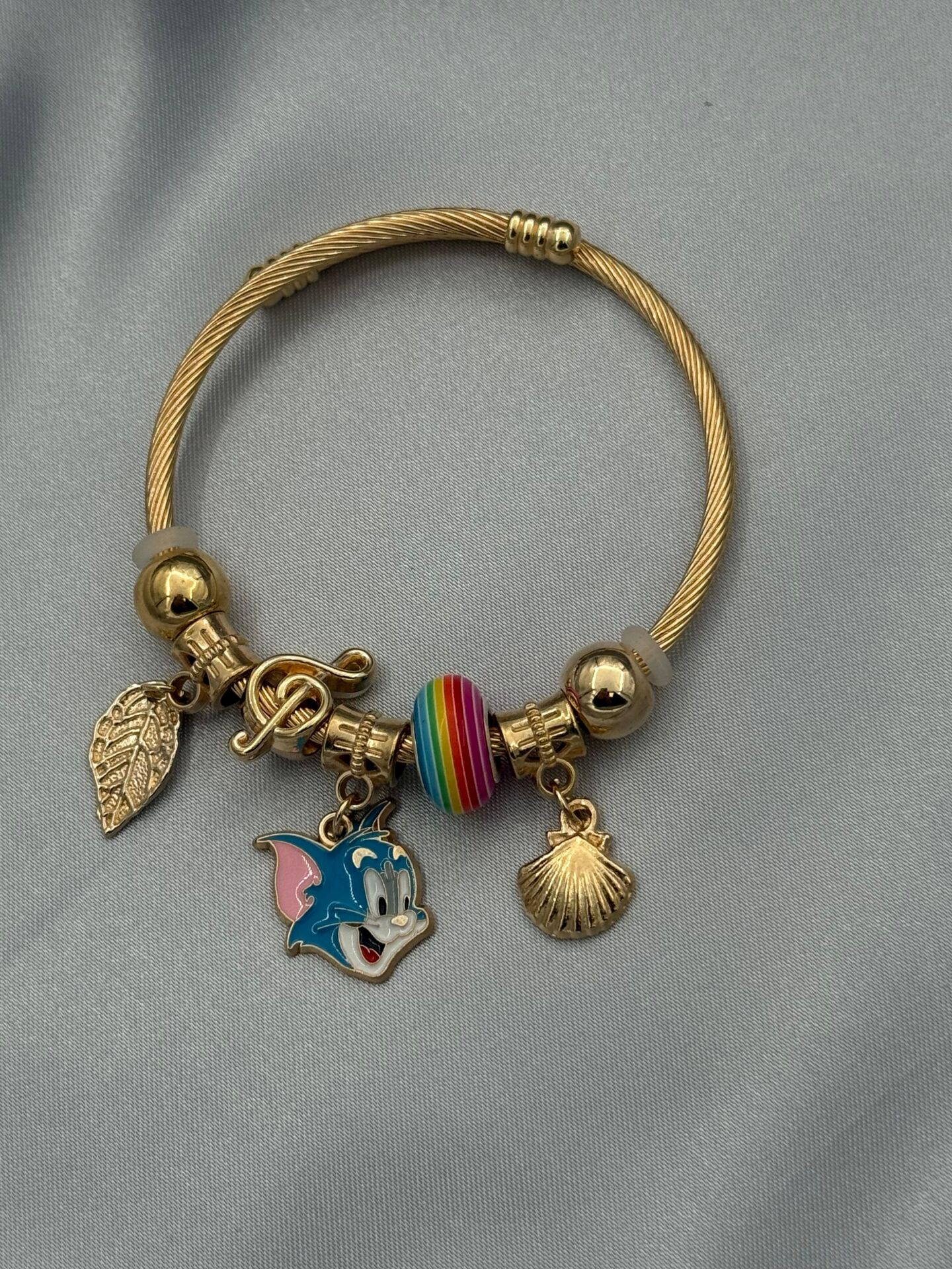 Çelik Gold PNDR Bileklik // PANDORA-1044