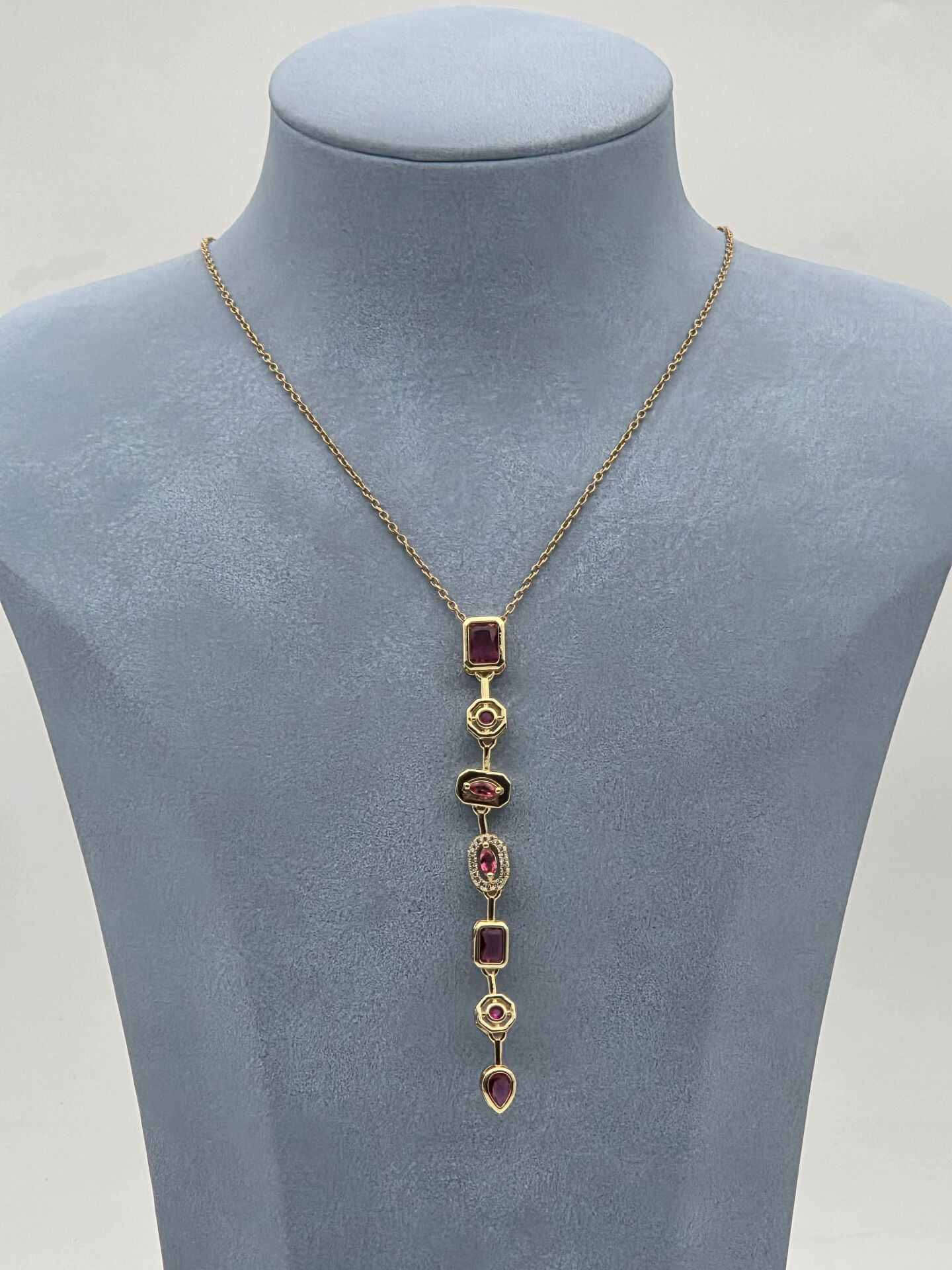 Çelik Y Model Kolye // KOLYE-5851